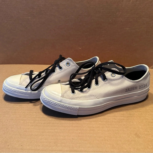 Custom Converse, tan, size women’s 10/men’s 8. They appear unworn. Unisex. - Picture 1 of 12